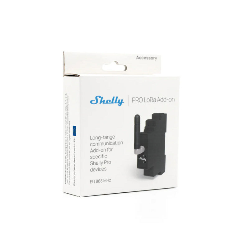 Load image into Gallery viewer, Shelly pro lora add-on uitbreidingsmodule (zwart)
