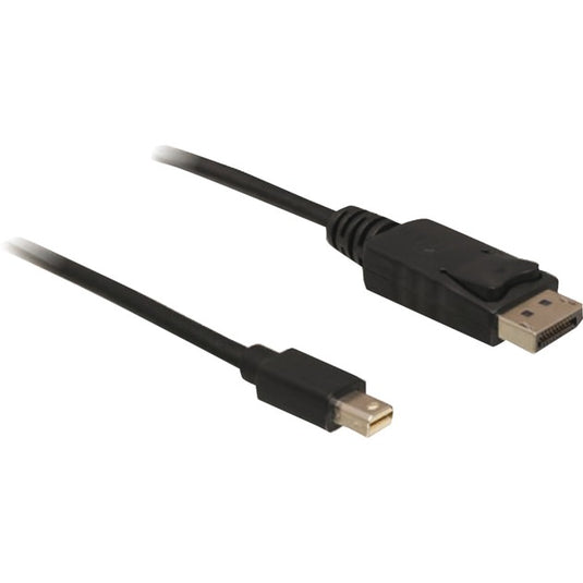 Delock mini displayport > displayport adapter (zwart, 1,8 meter)