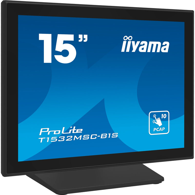 Load image into Gallery viewer, Iiyama prolite t1532msc-b1s 15 touchscreen monitor (zwart (mat), hdmi, displayport, vga)
