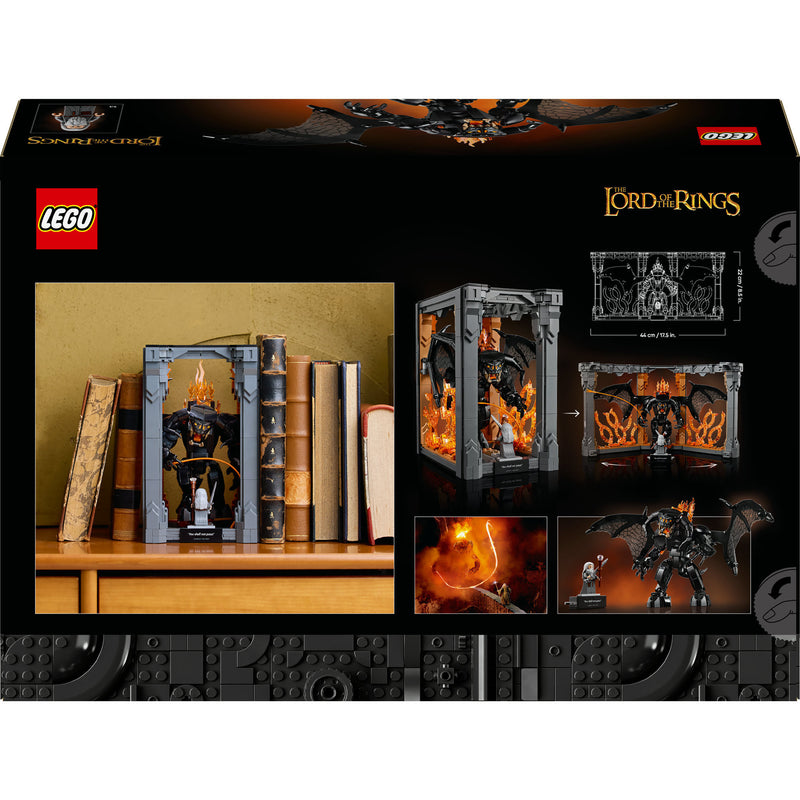 Load image into Gallery viewer, Lego icons boekensteun: the lord of the rings – balrog constructiespeelgoed (10367)
