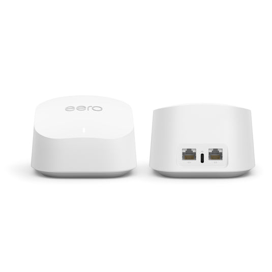 Eero 6+ mesh wifi system, 3 stuks mesh router (wit)