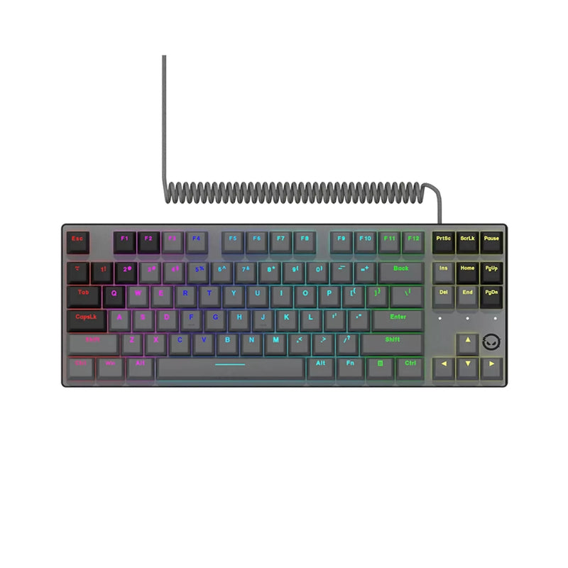 Load image into Gallery viewer, Lorgar azar 514tkl rgb mechanisch gaming toetsenbord (zwart, us lay-out (qwerty), logar dream, 80% (tkl), rgb)
