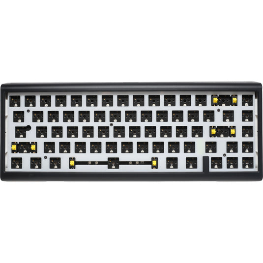 Ducky projectd tinker 65 met qmk via rgb mechanisch toetsenbord (zwart, us lay-out (qwerty), 65%, barebone. rgb leds, hot-swappable, gasket mount)