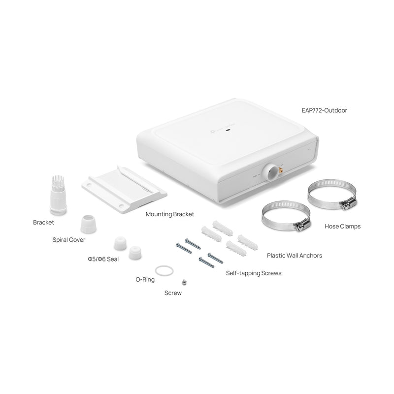 Load image into Gallery viewer, Tp-link omada eap772 be9300 indoor outdoor wi-fi 7 access point (wit, tri-band)
