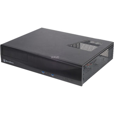 Silverstone milo ml03b desktop behuizing (zwart | 2x usb-a)