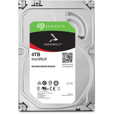 Seagate ironwolf 4 tb harde schijf (st4000vn006, sata 600, 24 7)