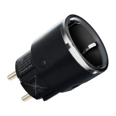 Shelly wave plug s lr (eu) stekkerdoos (zwart, z-wave)