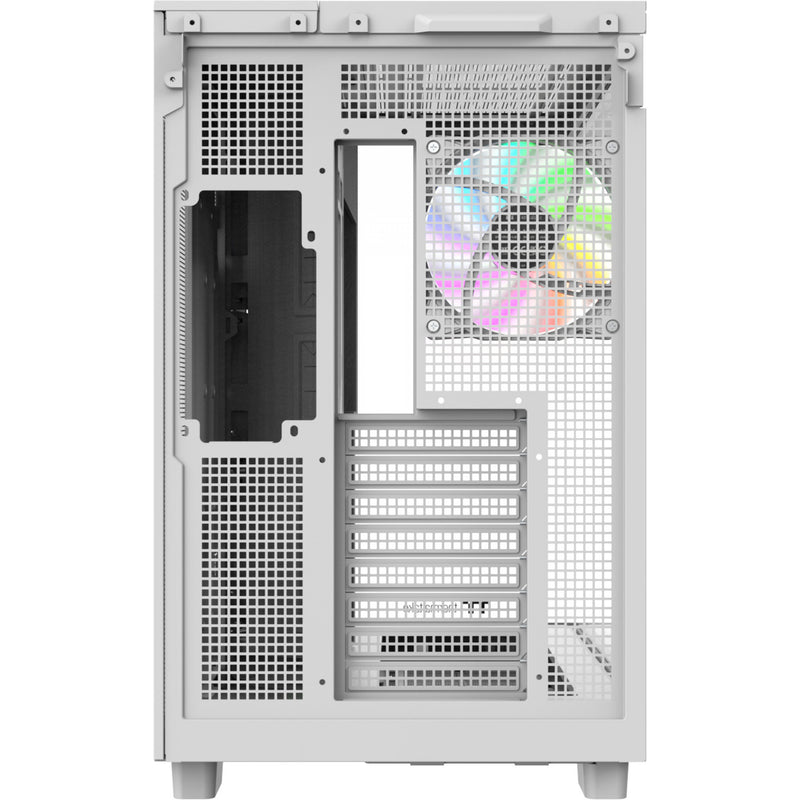 Load image into Gallery viewer, Thermaltake view 380 xl ws argb midi tower behuizing (wit houtkleur | 2x usb-a | 1x usb-c | rgb | tempered glass)
