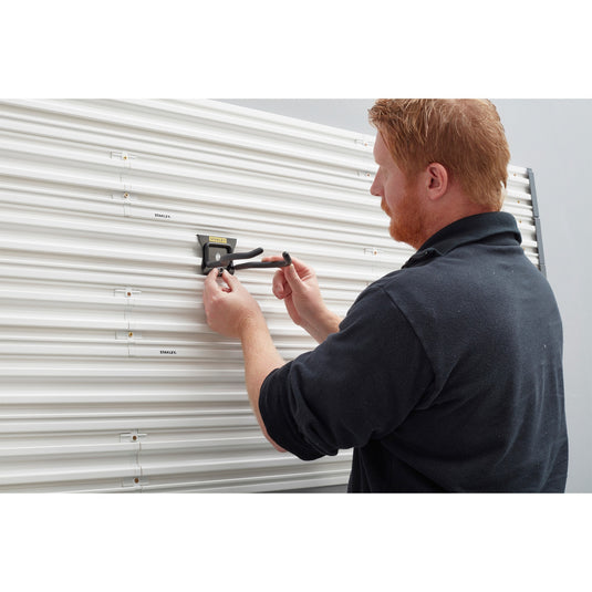 Stanley track wall - haak voor tuingereedschap houder (zwart)