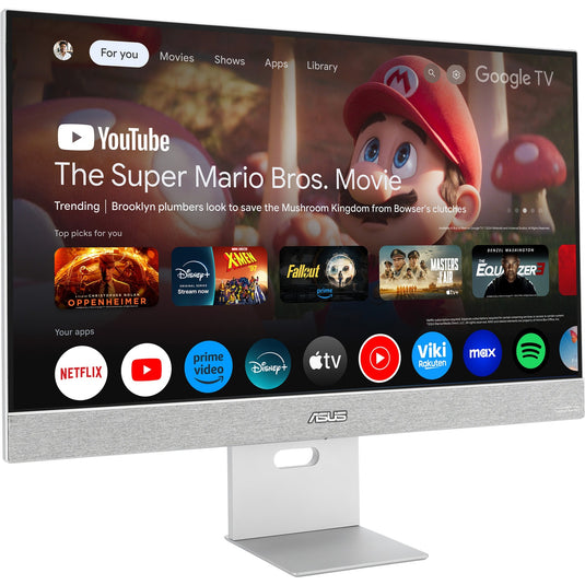 Asus zenscreen smart ms27uc 27 4k uhd monitor (grijs, displayport, hdmi, usb-c, audio, wlan, android 11)