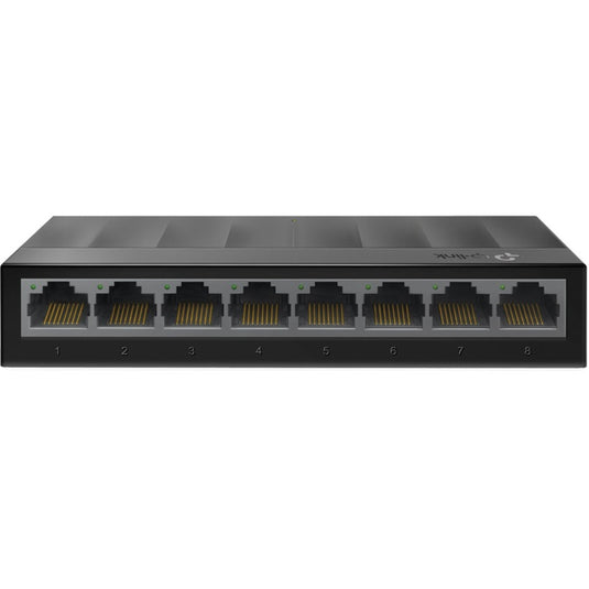 Tp-link ls1008g switch (zwart, unmanaged)
