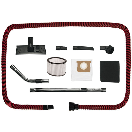 Einhell te-vc 2340 sacl nat- en droogzuiger (bourgondisch rood roestvrij staal)