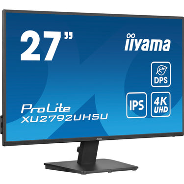 Iiyama prolite xu2792uhsu-b6 27 4k uhd monitor (zwart, hdmi, displayport, 3x usb-a, usb-b, usb-c)