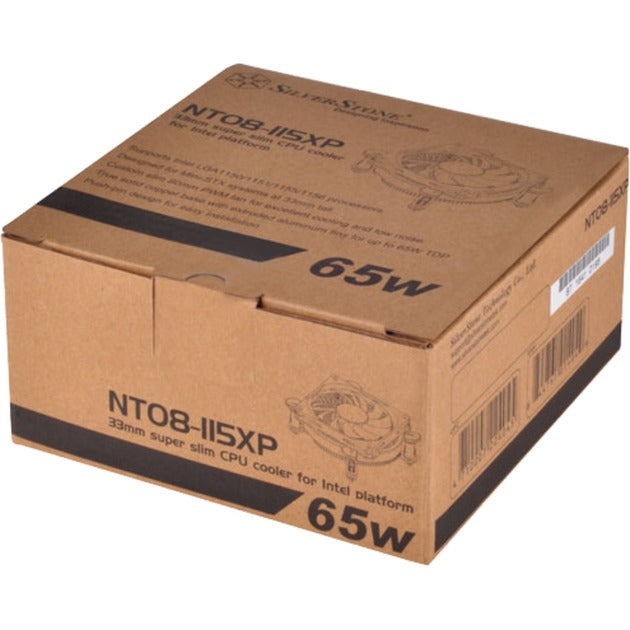 Load image into Gallery viewer, Silverstone nt08-115xp cpu-koeler (zwart, nitrogon series)
