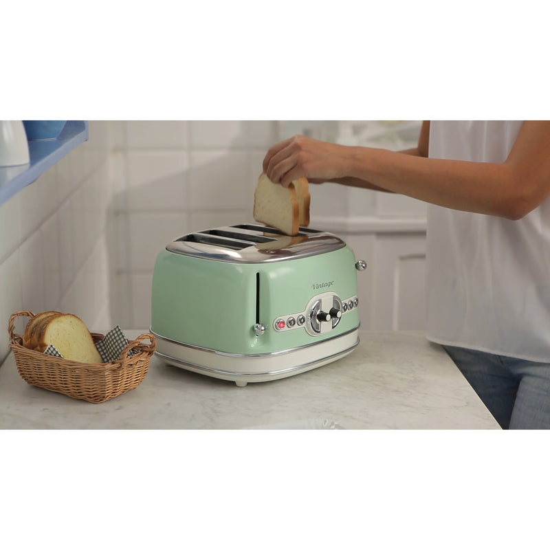Load image into Gallery viewer, Ariete vintage broodrooster 0156 04 (lichtgroen)
