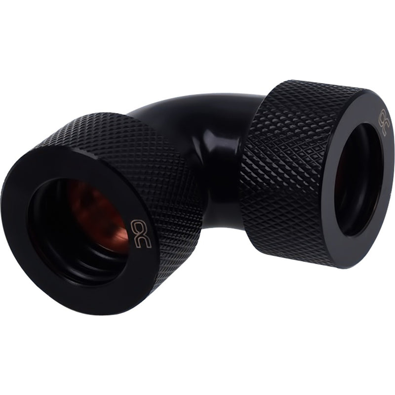 Load image into Gallery viewer, Alphacool eiszapfen 16mm ht fitting l-connector 90° aansluiting (zwart)
