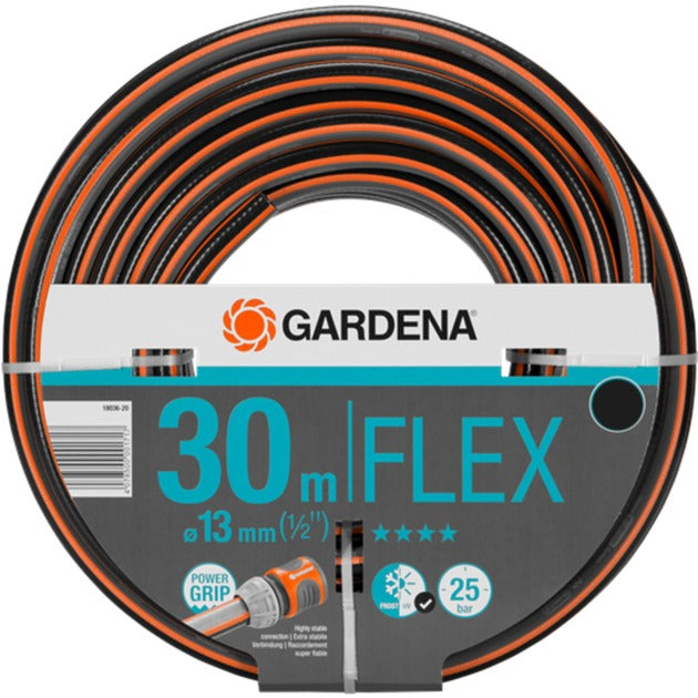 Load image into Gallery viewer, Gardena comfort flex slang 13 mm (1 2 ) (zwart oranje, 18036-20, 30 m)
