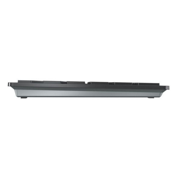 Load image into Gallery viewer, Cherry kw 9100 slim, toetsenbord (zwart zilver, eu lay-out (qwerty), scissor switches, abs, usb-c, 2.4 ghz, bluetooth)

