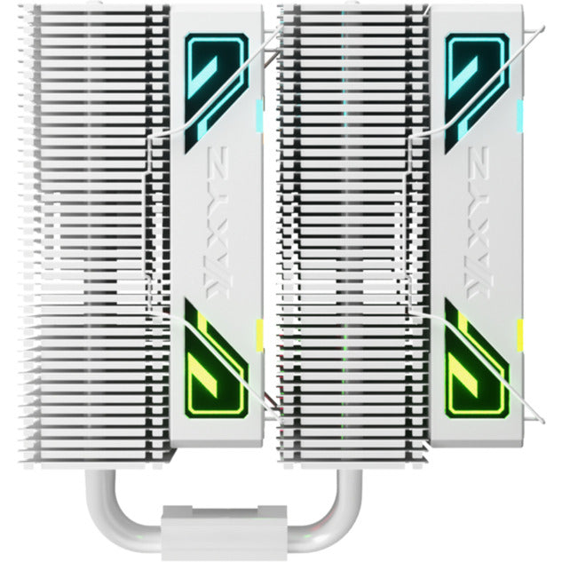 Afbeelding laden in galerijviewer, Xyz pc gear thermax 6 duo rgb cpu-koeler (wit, argb, pwm)
