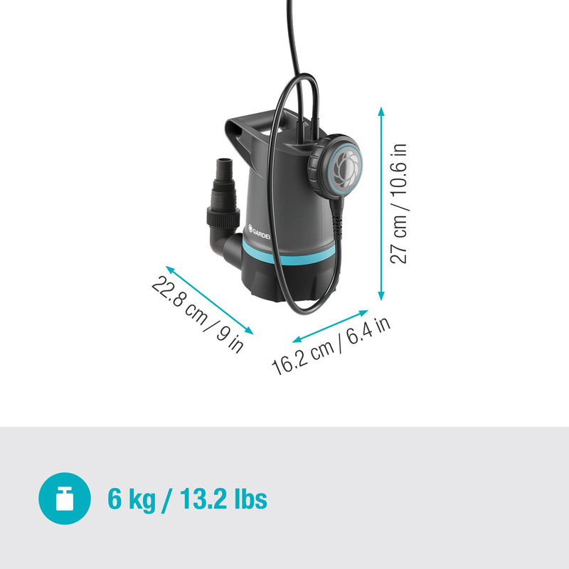 Load image into Gallery viewer, Gardena dompelpomp 20000 basic voor helder water, 20.000 l h
