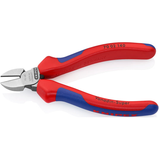 Knipex zijsnijtang 70 02 140 kniptang (rood blauw)