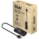 Club 3d hdmi + micro-usb naar displayport actieve adapter (zwart, 8k)