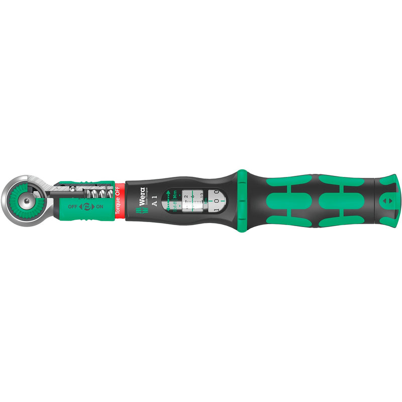 Load image into Gallery viewer, Wera safe-torque a 1 shk set 1 draaimomentsleutel (zwart groen, 1 4 vierkant, 2-12 nm, 20‑delig)
