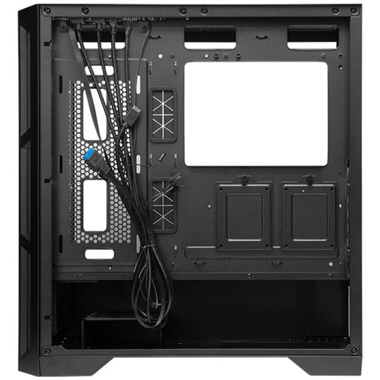 Chieftec apex q midi tower behuizing (zwart | 2x usb-a | 1x usb-c)
