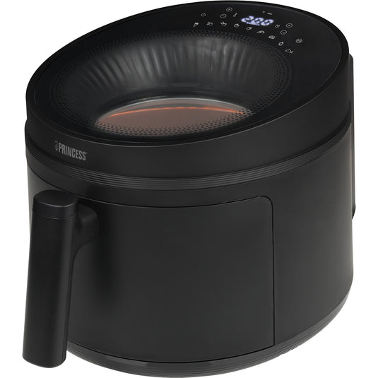 Princess cyclone vision airfryer heteluchtfriteuse (zwart, 5 liter)