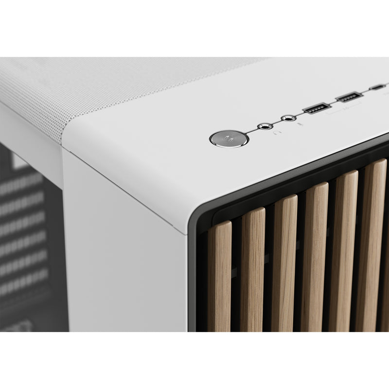 Load image into Gallery viewer, Fractal design north xl midi tower behuizing (wit houtkleur | 2x usb-a | 1x usb-c | tempered glass)
