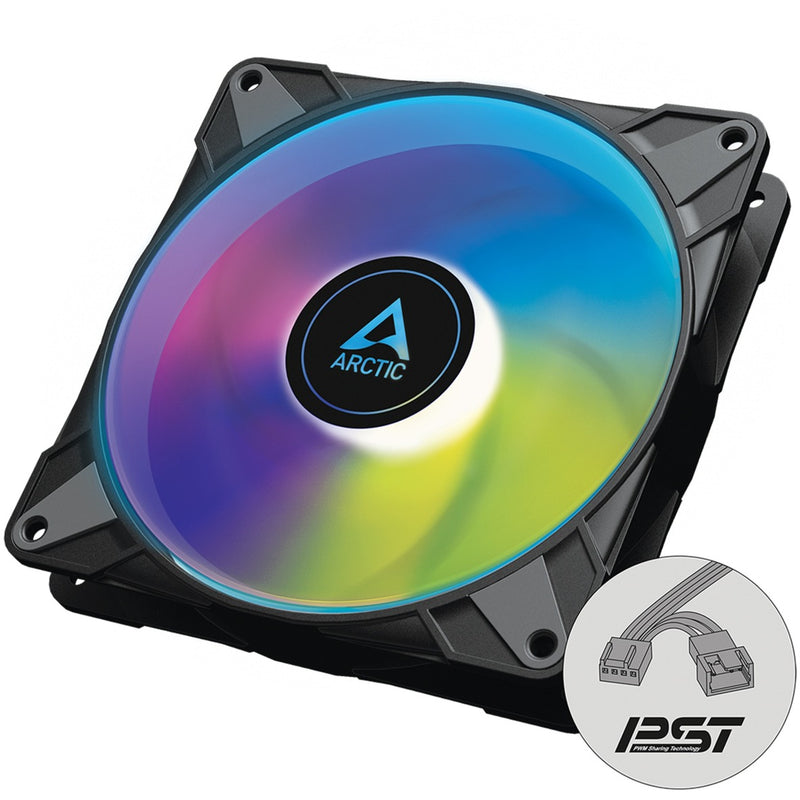 Load image into Gallery viewer, Arctic p14 pwm pst a-rgb case fan (zwart, 140 x 140 x 27 mm)
