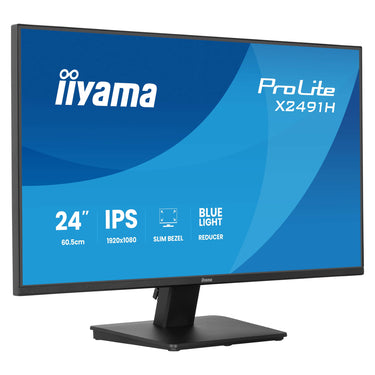 Iiyama prolite x2491h-b1 23.8 monitor (zwart, hdmi, displayport)