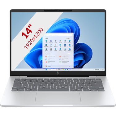 Hp omnibook 7 14-fs0005nd (cf1y8ea) 14 laptop (zilver | core 5 210h | intel graphics | 16 gb | 512 gb ssd)