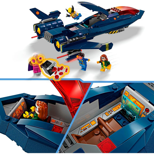 Lego marvel - x-men x-jet constructiespeelgoed (76281)