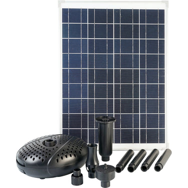 Ubbink solarmax 2500 pomp (zwart, incl. solarpaneel, pomp)