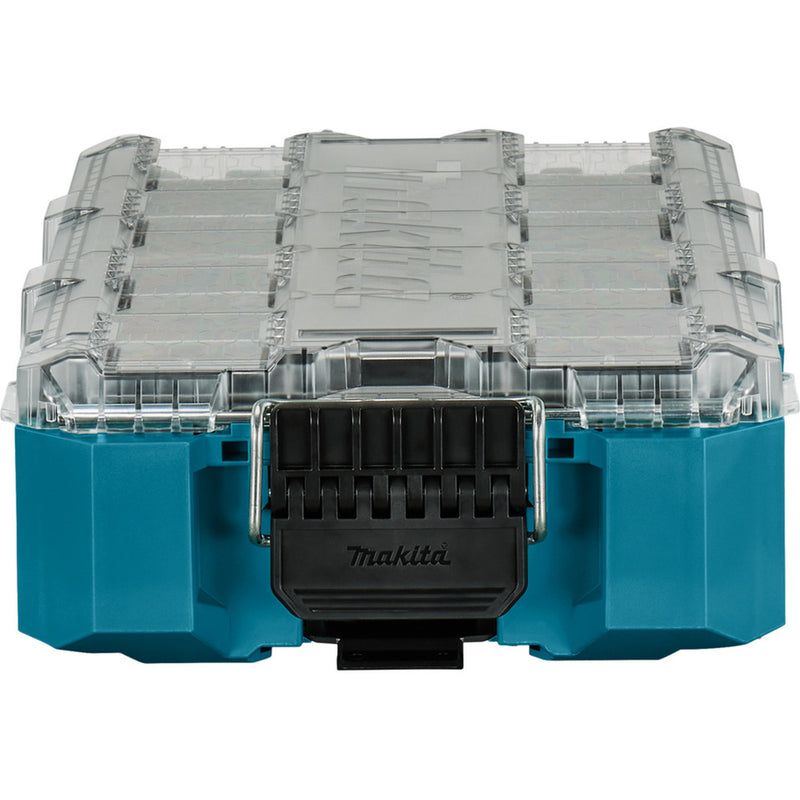 Load image into Gallery viewer, Makita maktrak organizer medium p-91045 gereedschapsbox (blauw zwart)
