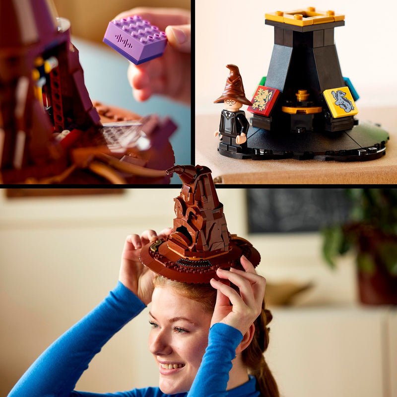 Load image into Gallery viewer, Lego harry potter 76429 pratende sorteerhoed + geluid
