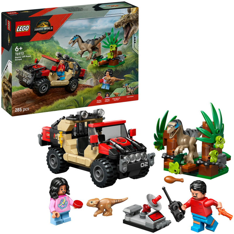 Load image into Gallery viewer, Lego jurassic world 76972 offroad eaptorontsnapping
