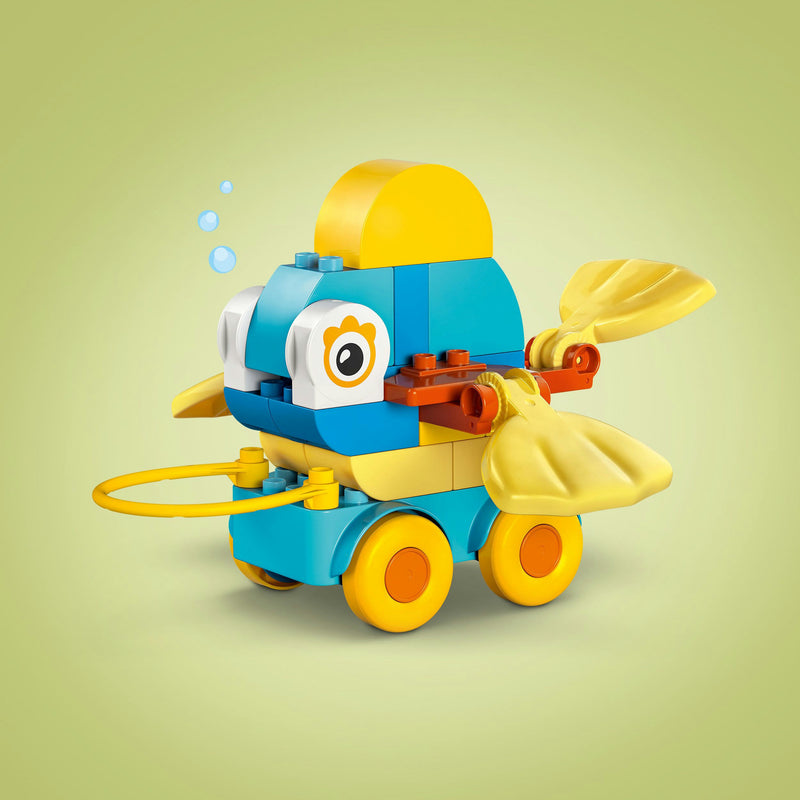 Load image into Gallery viewer, Lego duplo 10448 3-in-1 dieren op wielen peuterspeelgoed
