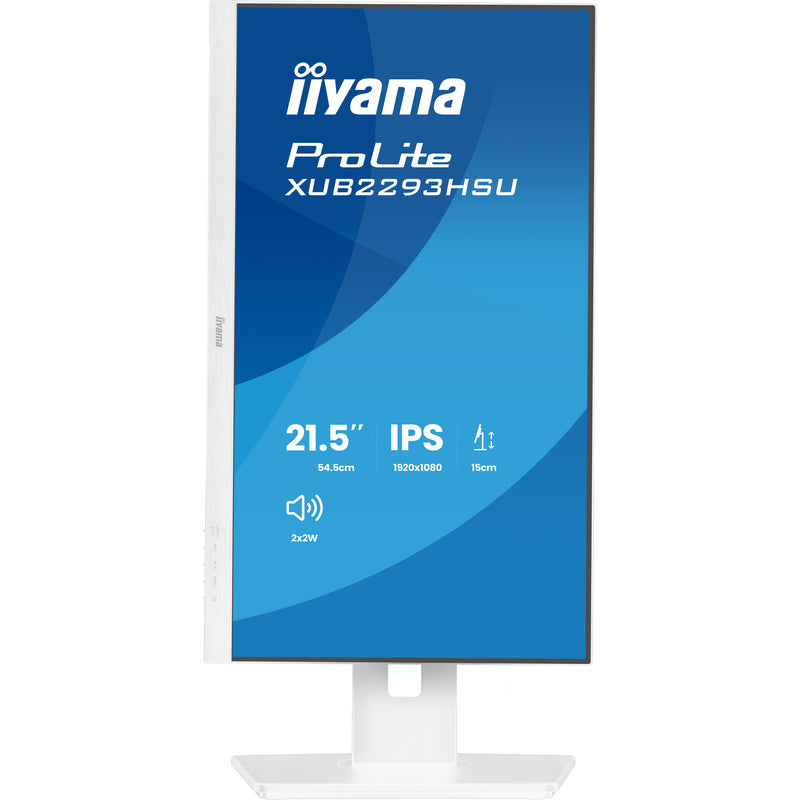Load image into Gallery viewer, Iiyama prolite xub2293hsu-w7 21.5 monitor (wit (mat), hdmi, displayport, 2x usb-a)
