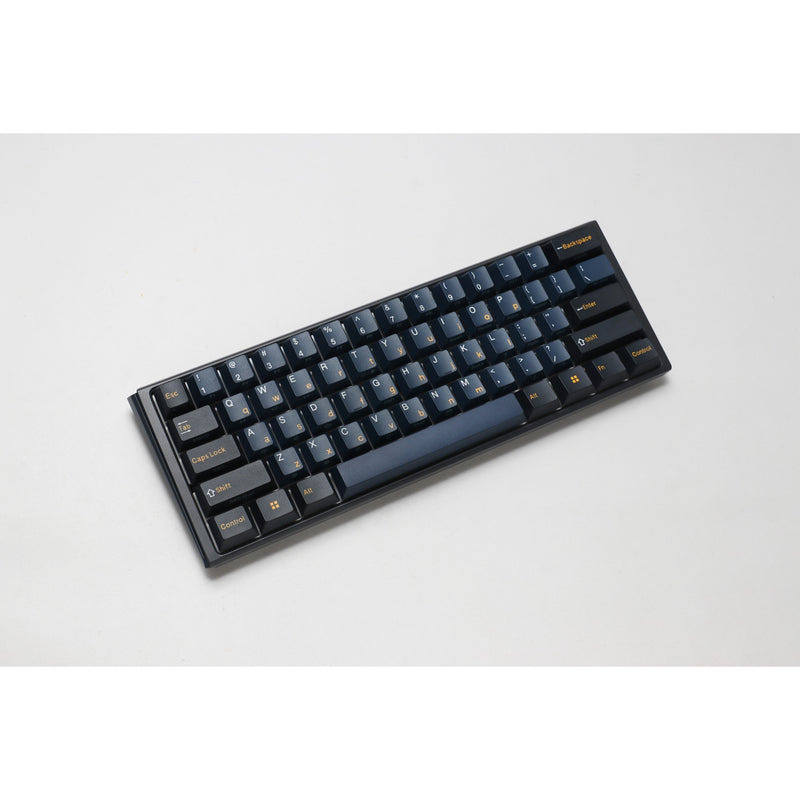 Load image into Gallery viewer, Ducky one 3 pro mini, gaming toetsenbord (zwart, us lay-out, cherry mx2a brown, rgb led, double-shot pbt, quack mechanics, 60%, hot swap)
