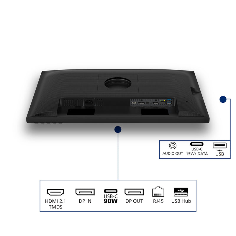 Load image into Gallery viewer, Philips 24b2u3601 00 23.8 monitor (zwart, hdmi, displayport, usb-c, lan, audio, 120 hz)
