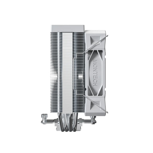 Montech nx400 cpu-koeler (zwart, 4-pin pwm)