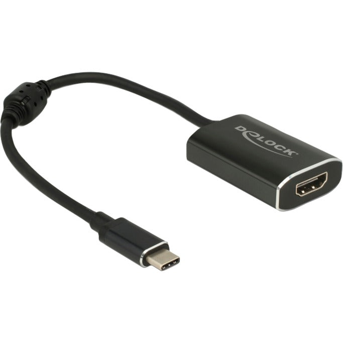 Load image into Gallery viewer, Delock usb-c (male) > hdmi (female) adapter (donkergrijs, 0,2 meter, 4k 60hz)
