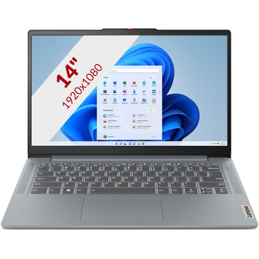 Lenovo ideapad slim 3 14ian8 (82xa0026mh) 14 laptop (grijs | core i3-n305 | intel uhd graphics | 8 gb | 128 gb ssd)