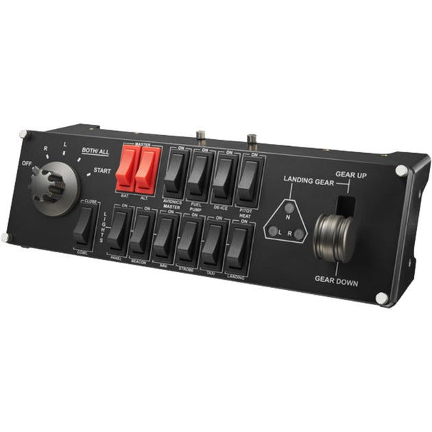 Load image into Gallery viewer, Logitech g saitek pro flight switch panel instrumentenpaneel (zwart, pc)
