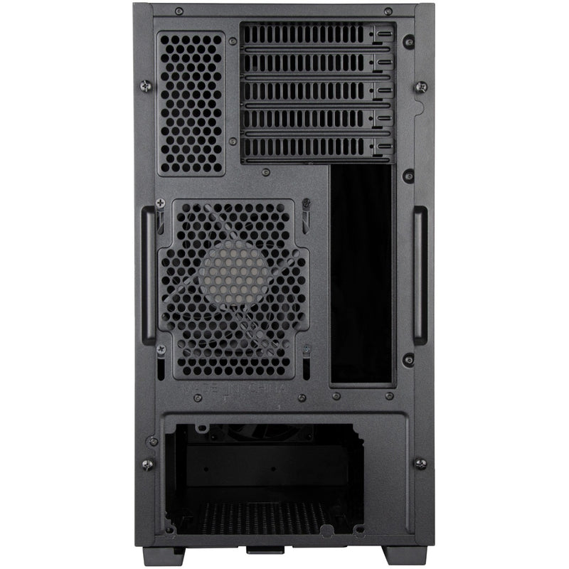 Load image into Gallery viewer, Silverstone cs382 mini tower behuizing (zwart | 2x usb-a | 1x usb-c)
