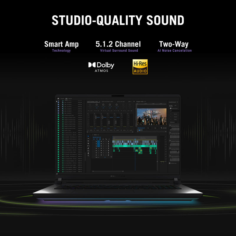 Load image into Gallery viewer, Asus rog strix g16 g615lr-s5072w 16 copilot+ gaming laptop (zwart grijs | core ultra 9 275hx | rtx 5070 ti | 32 gb | 1 tb ssd)

