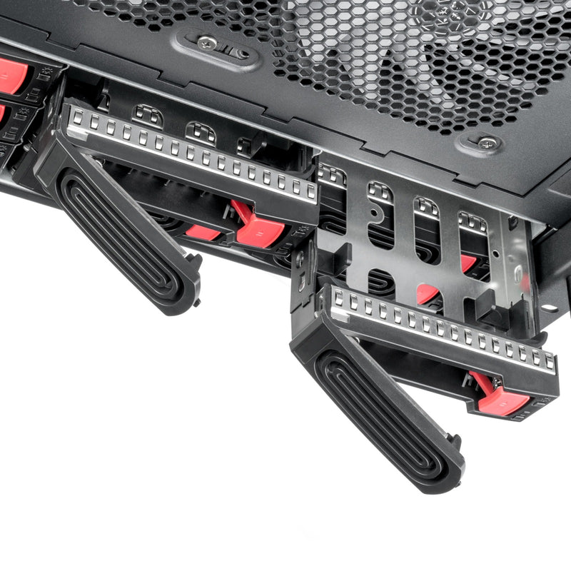 Load image into Gallery viewer, Silverstone rm61-312, rack, serverbehuizing (zwart | 6u)
