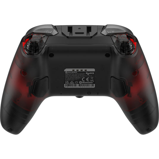 Gamesir cyclone 2 multiplatform controller - shadow black (zwart rood, usb 2,4 ghz bluetooth, switch, android, ios, pc)
